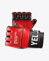 Two MMA Gloves Mockup