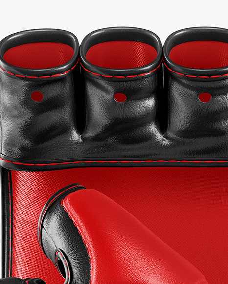 Two MMA Gloves Mockup