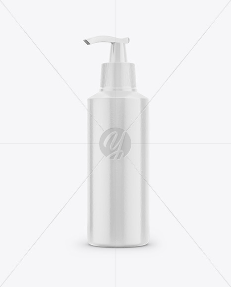 Glossy Pump Bottle Mockup