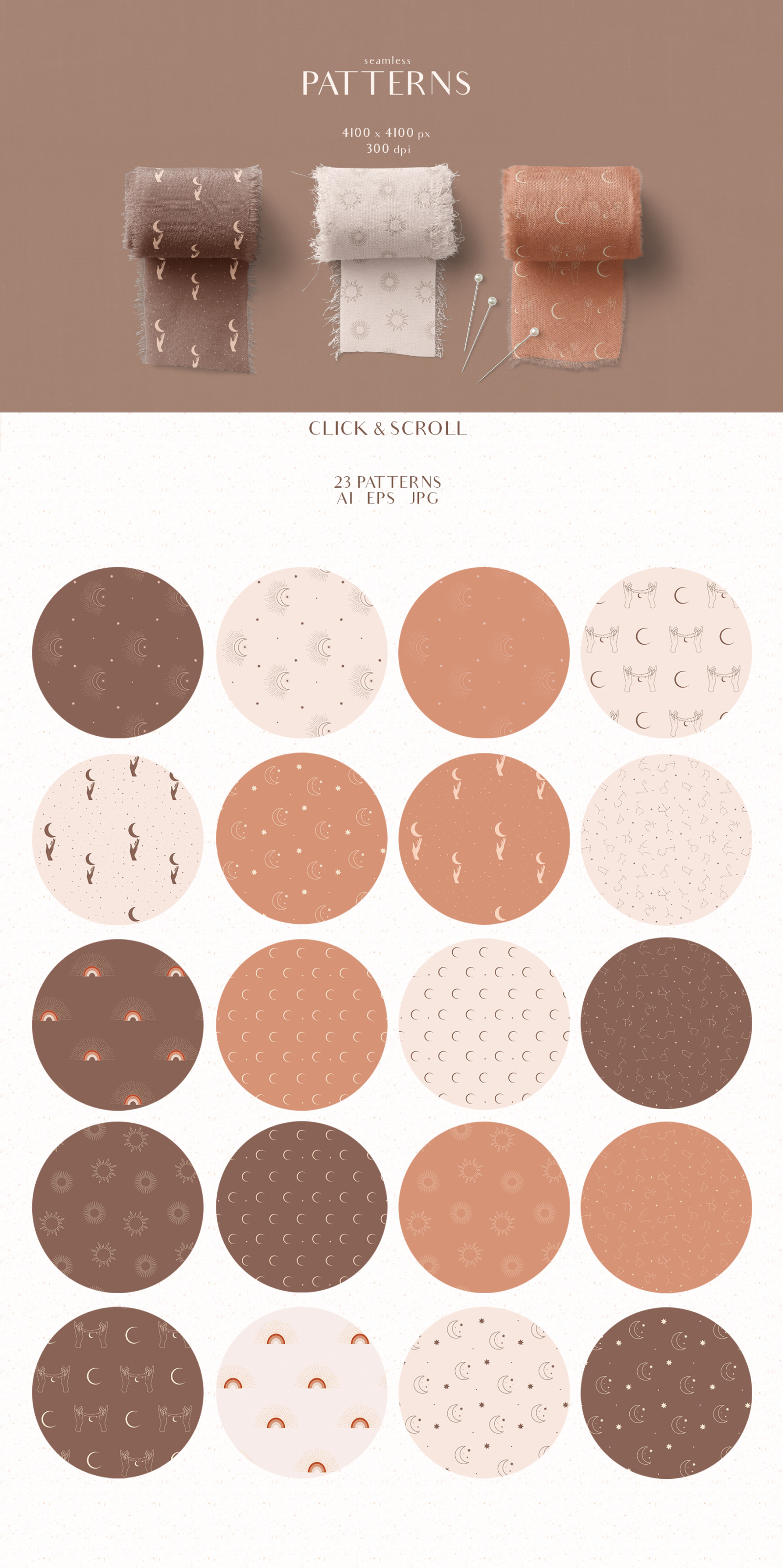 Moon and sun collection