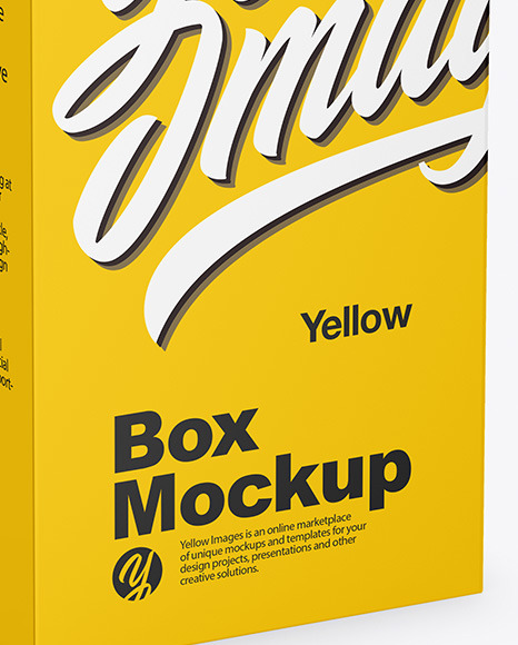 Paper Box Mockup