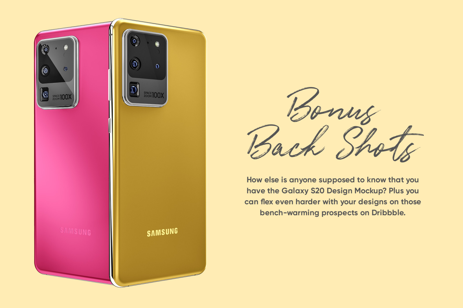 Samsung Galaxy S20 Ultra Device Mockup Samsung Galaxy S20 Ultra Device Mockup