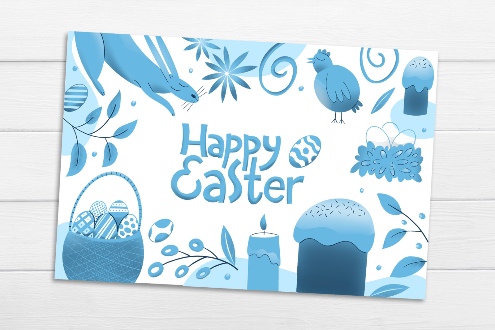 Cute Easter Raster Collection