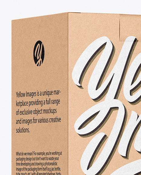 Kraft Box Mockup