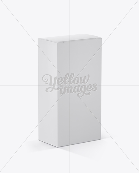 Nasal Spray Box Mockup - 70° Angle Back View (High-Angle Shot)