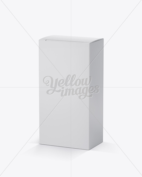 Nasal Spray Box Mockup - 25° Angle Back View (High-Angle Shot)