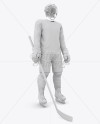 Men’s Full Ice Hockey Kit with Visor mockup (Hero Shot)