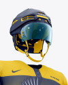 Men’s Full Ice Hockey Kit with Visor mockup (Hero Shot)