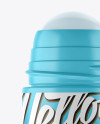 Matte Plastic Roll-On Deodorant Mockup