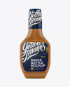 Plastic Bottle with Sauce Mockup - Front View