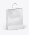 Glossy Shopping Bag w/ Rope Handles Mockup