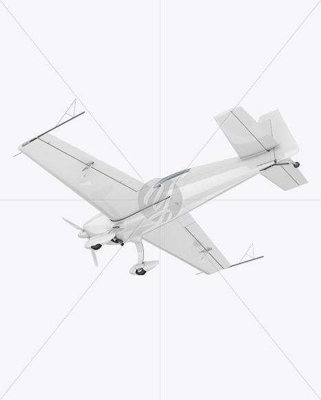 Sport Airplane Mockup - Half Side View (Bottom)