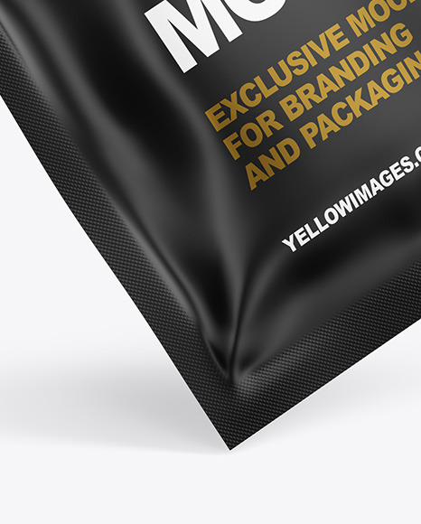 Matte Sachet Mockup