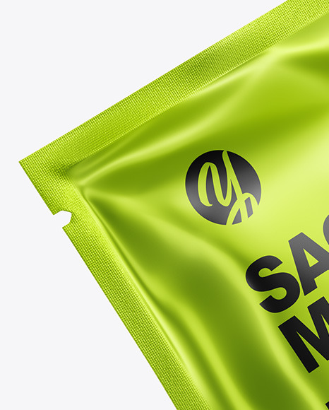 Metallic Sachet Mockup