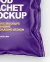 Matte Food Sachet Mockup