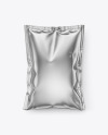 Metallic Food Sachet Mockup