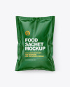 Paper Food Sachet Mockup