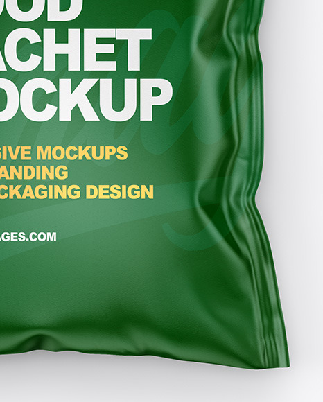 Paper Food Sachet Mockup