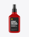 Matte Spray Bottle Mockup