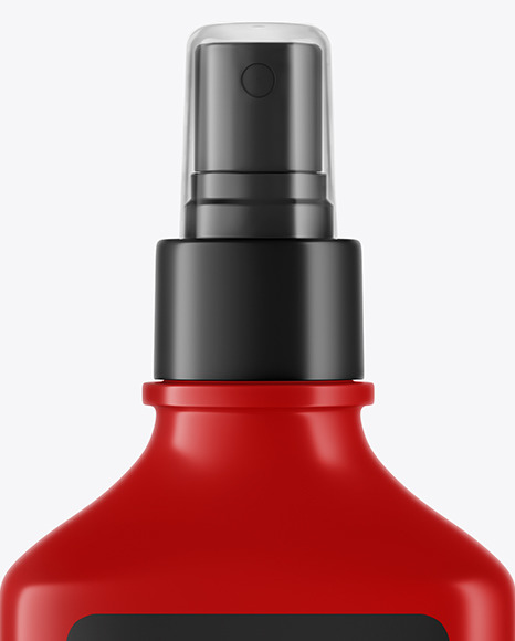 Matte Spray Bottle Mockup