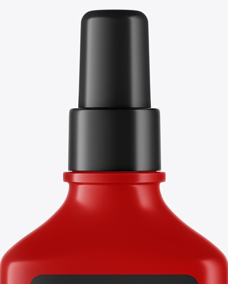 Matte Spray Bottle Mockup