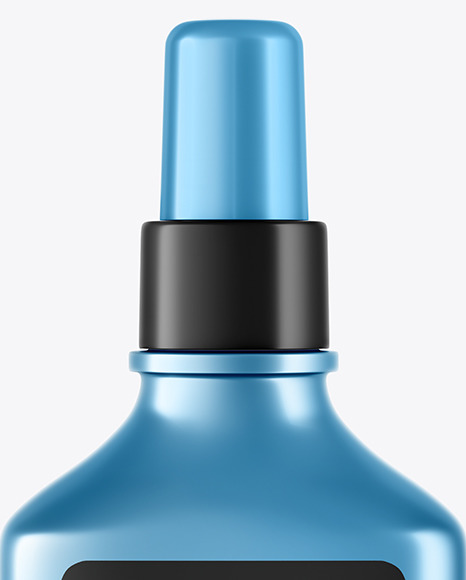 Metallic Spray Bottle Mockup