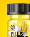 Clear Pills Bottle Mockup