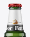 600ml Green Beer Bottle Mockup