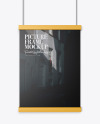 Matte Picture Frame Mockup