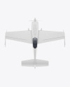 Sport Airplane Mockup - Top View