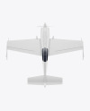 Sport Airplane Mockup - Top View