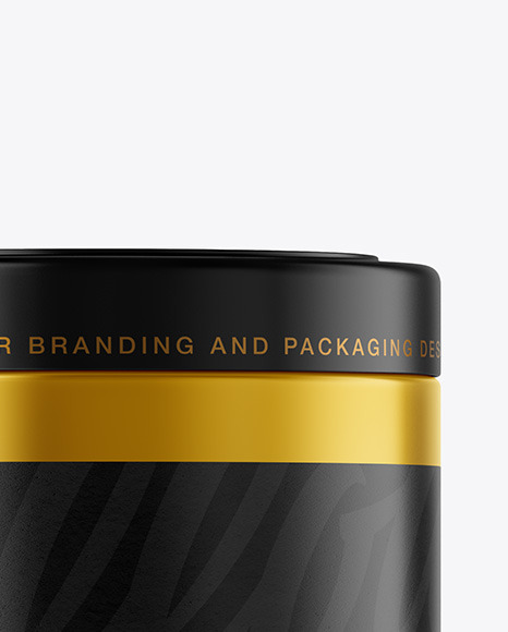 Metallic Jar with Pump Mockup