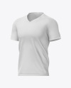 Men’s Soccer Jersey Mockup - Half-Side View