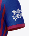 Men’s Soccer Jersey Mockup - Half-Side View