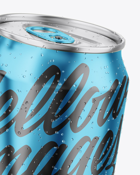 Two Glossy Metallic Cans Mockup