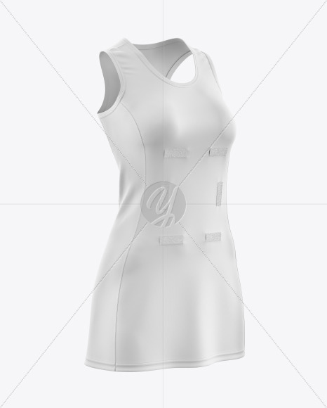 Women's Netball Dress Mockup