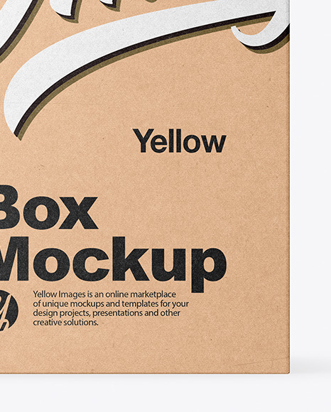 Kraft Box Mockup