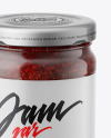 Raspberry Jam Jar Mockup