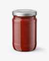 Tomato Sauce Jar Mockup