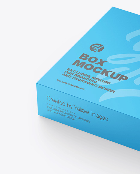 Matte Paper Box Mockup