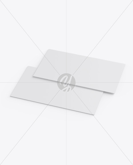 Textured Business Cards Mockup