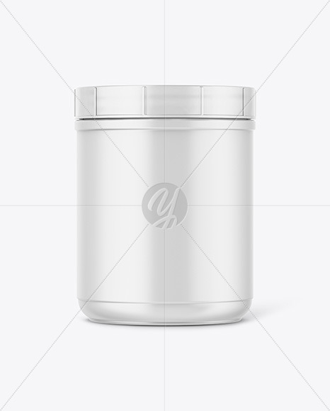 Matte Protein Jar Mockup