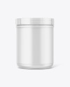 Matte Protein Jar Mockup