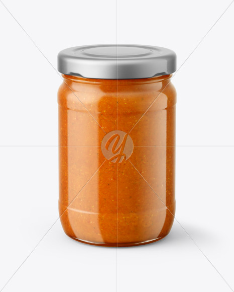 Curry Sauce Jar Mockup