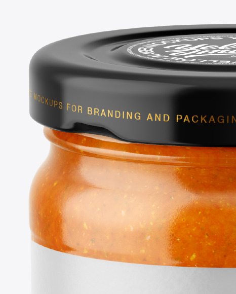 Curry Sauce Jar Mockup