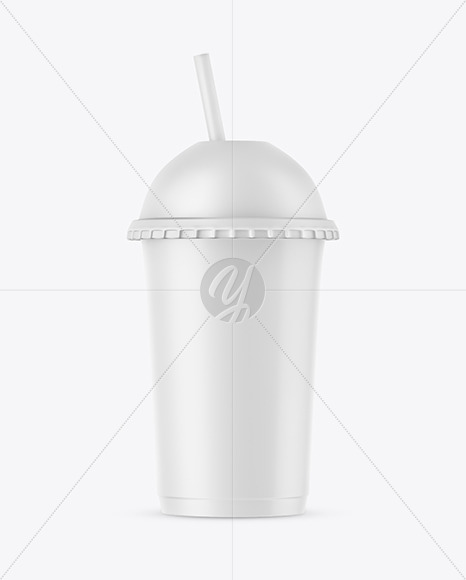 Matte Plastic Cup Mockup