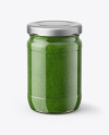 Pesto Sauce Jar Mockup