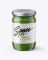 Pesto Sauce Jar Mockup