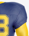 American Football Mockup - Back View