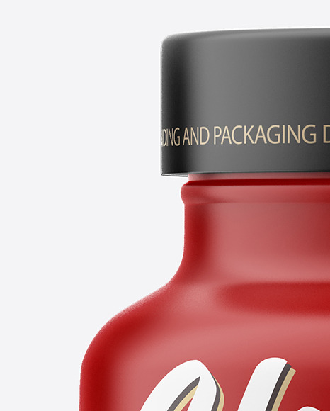 Matte Plastic Pills Bottle Mockup